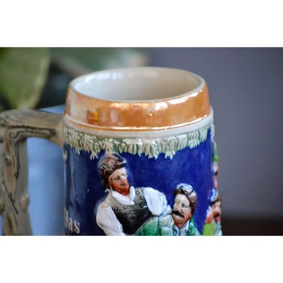Simon Peter‎ Gerz I Beer Stein Mug Das lieben wir Froh beim German Collectible - Picture 4 of 5